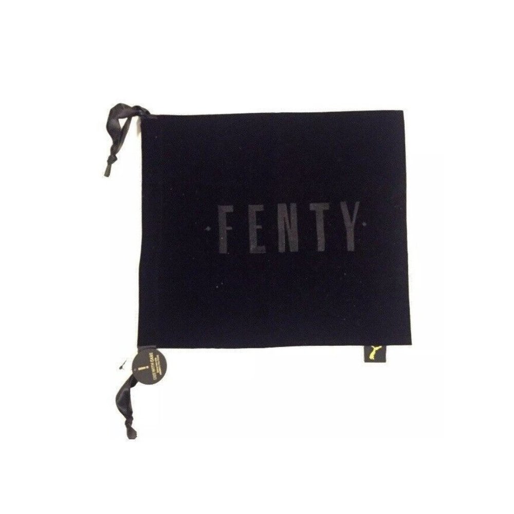 Fenty Puma By Rihanna Black Velour Drawstring Dustbag Travel Bag 15.5"X21" (B-6)